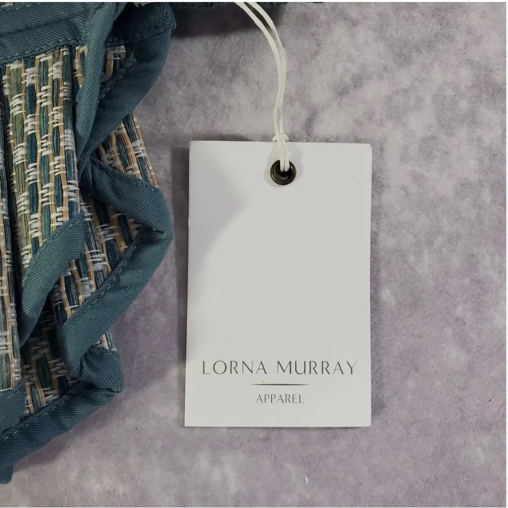 Lorna Murray Visor Medium NWT Packable Cannes Teal - Picture 7 of 7